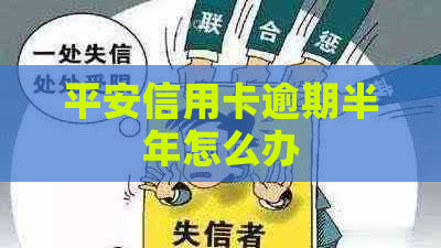 平安信用卡逾期半年怎么办