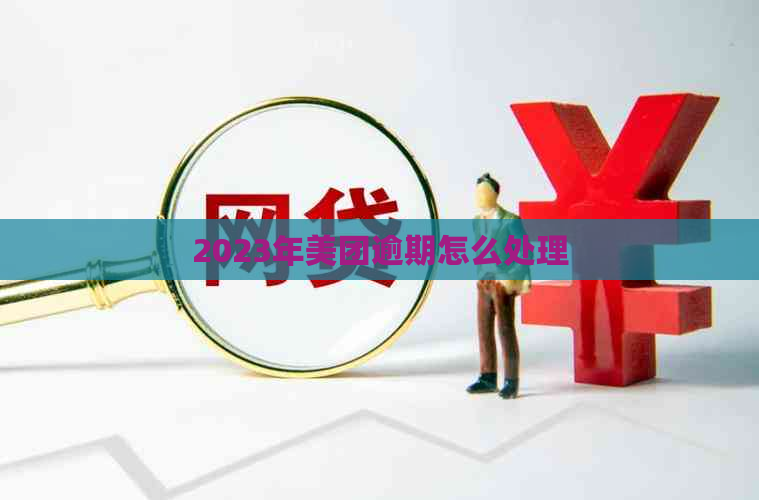 2023年美团逾期怎么处理