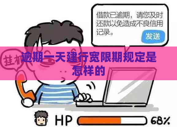 逾期一天建行宽限期规定是怎样的