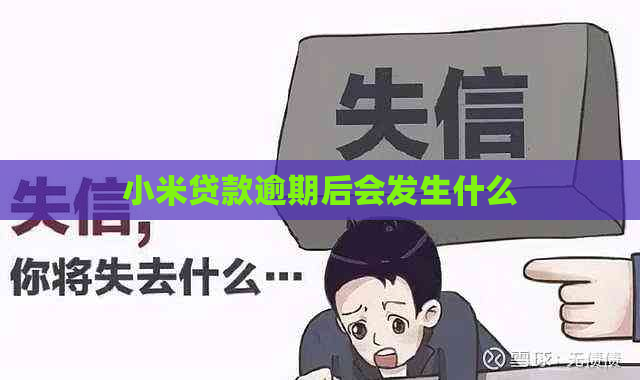 小米贷款逾期后会发生什么