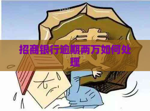 招商银行逾期两万如何处理