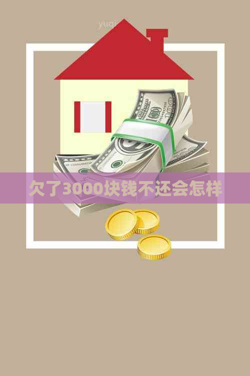 欠了3000块钱不还会怎样