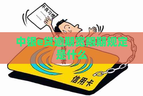 中银e贷逾期宽限期规定是什么