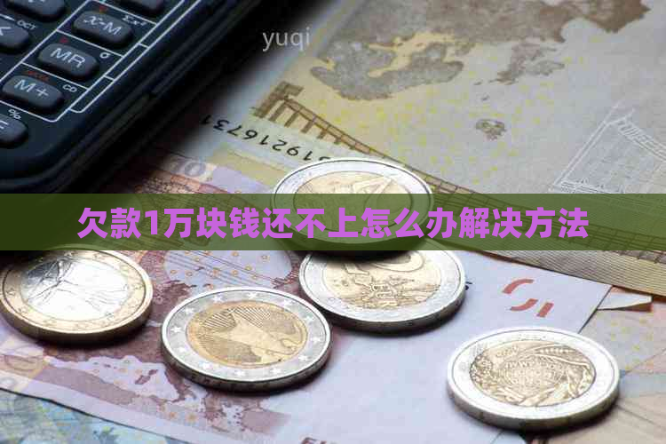 欠款1万块钱还不上怎么办解决方法