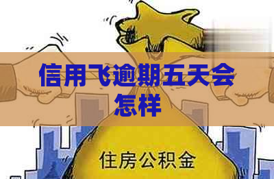 信用飞逾期五天会怎样