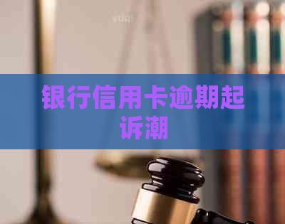 银行信用卡逾期起诉潮