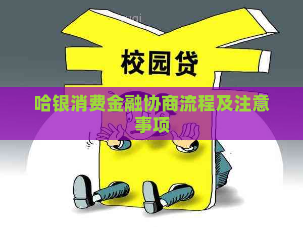 哈银消费金融协商流程及注意事项