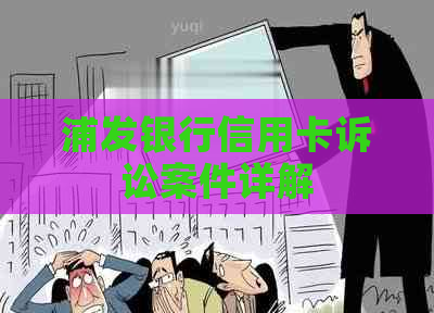 浦发银行信用卡诉讼案件详解