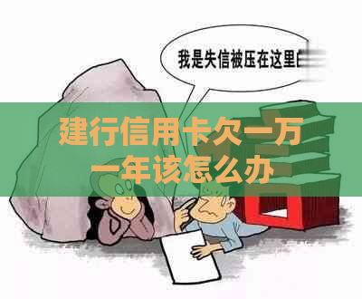 建行信用卡欠一万一年该怎么办