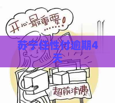 苏宁任性付逾期4天