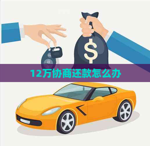 12万协商还款怎么办