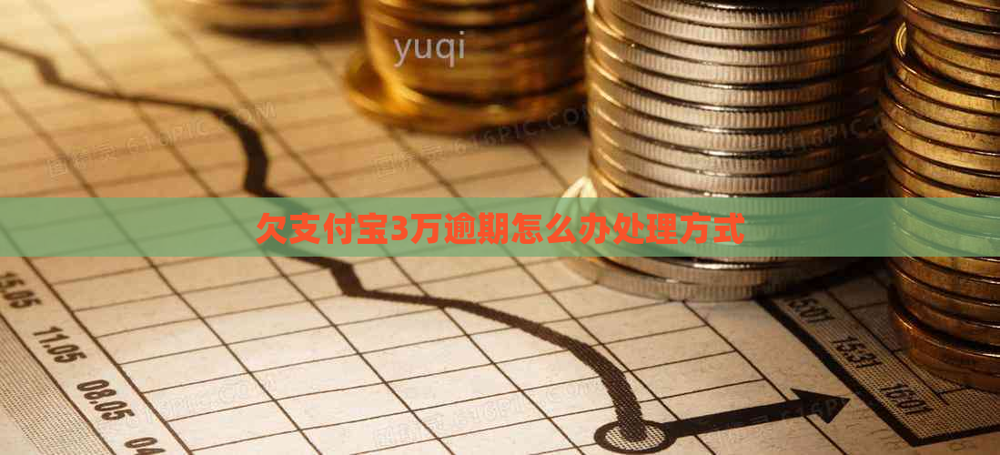 欠支付宝3万逾期怎么办处理方式