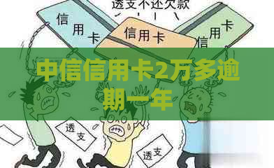 中信信用卡2万多逾期一年