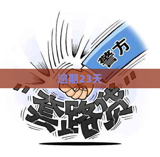 逾期23天