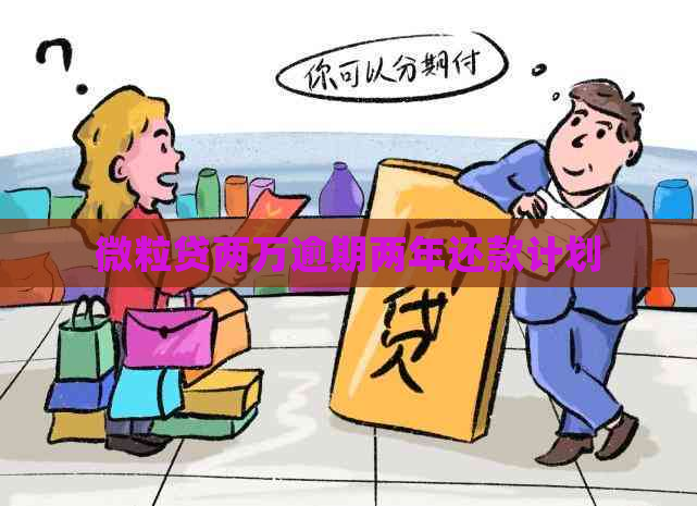 微粒贷两万逾期两年还款计划