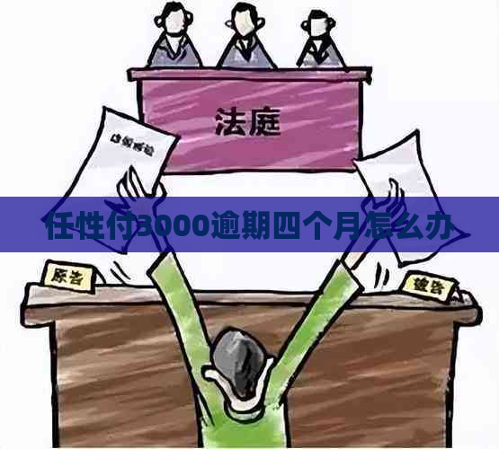 任性付3000逾期四个月怎么办