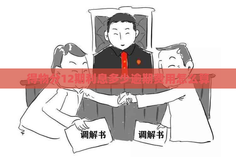 得物分12期利息多少逾期费用怎么算