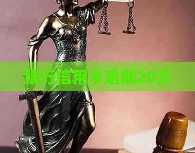 银行信用卡逾期20天