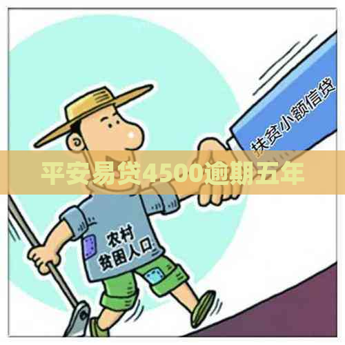 平安易贷4500逾期五年