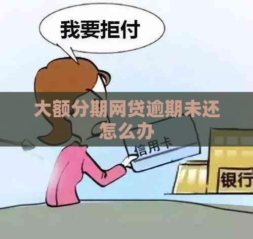 大额分期网贷逾期未还怎么办