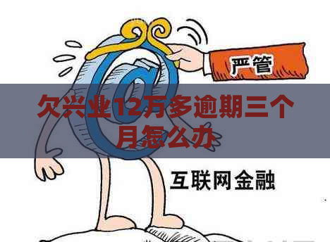 欠兴业12万多逾期三个月怎么办