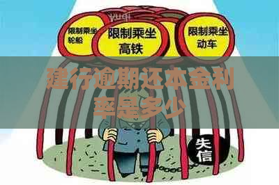 建行逾期还本金利率是多少