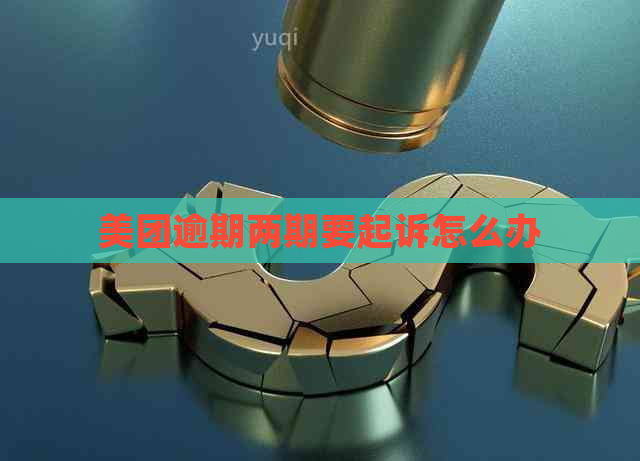 美团逾期两期要起诉怎么办