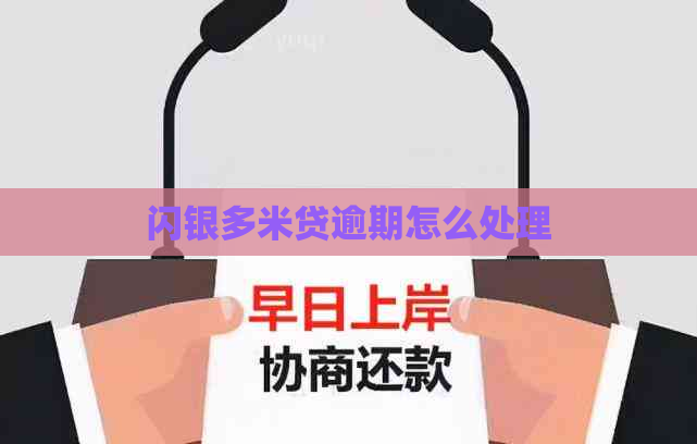 闪银多米贷逾期怎么处理