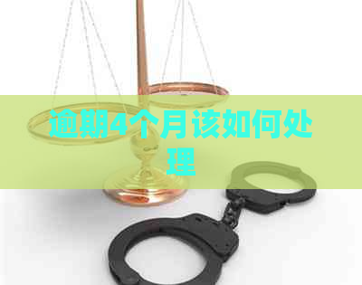 逾期4个月该如何处理