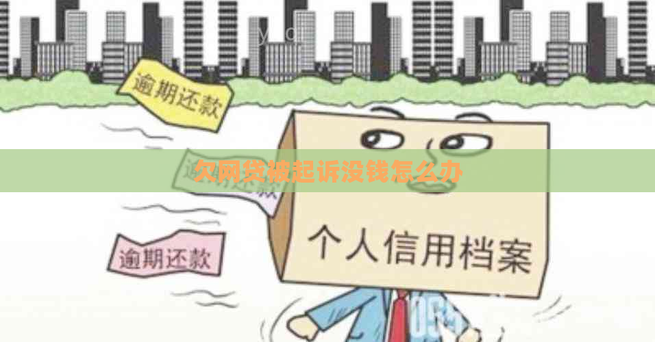 欠网贷被起诉没钱怎么办