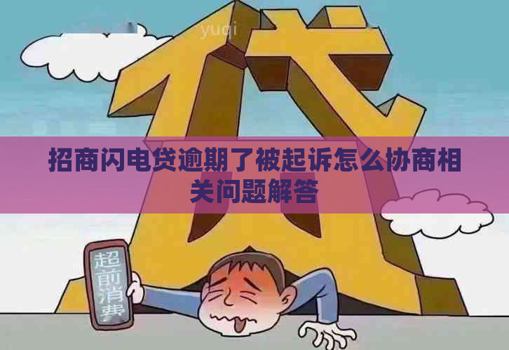 招商闪电贷逾期了被起诉怎么协商相关问题解答