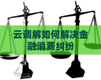 云调解如何解决金融消费纠纷