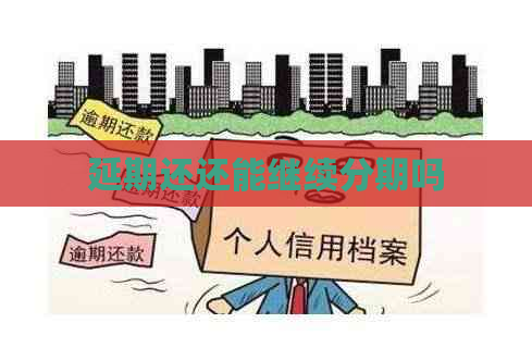 延期还还能继续分期吗