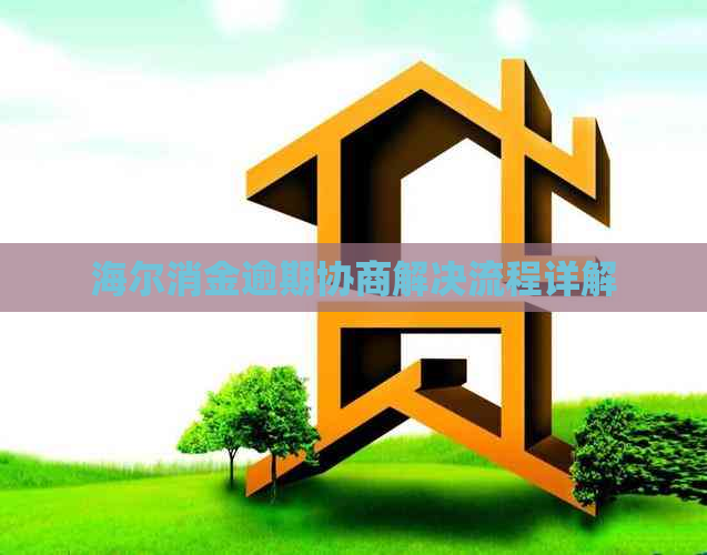 海尔消金逾期协商解决流程详解