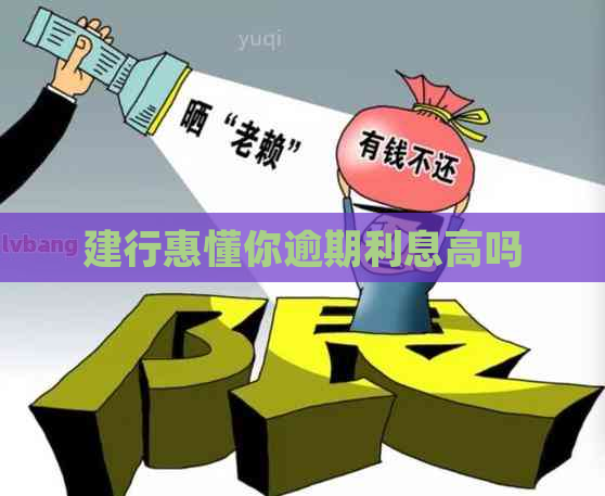 建行惠懂你逾期利息高吗