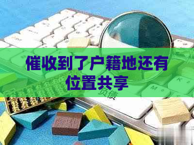 到了户籍地还有位置共享