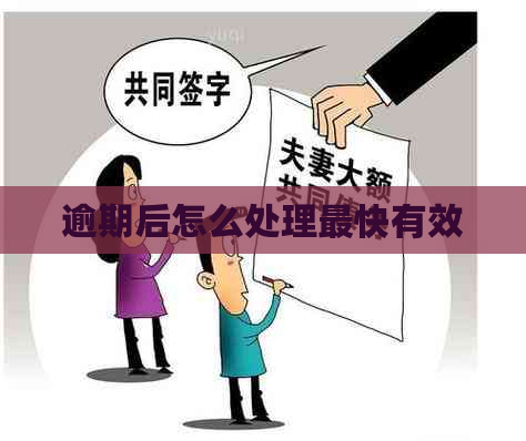 逾期后怎么处理最快有效