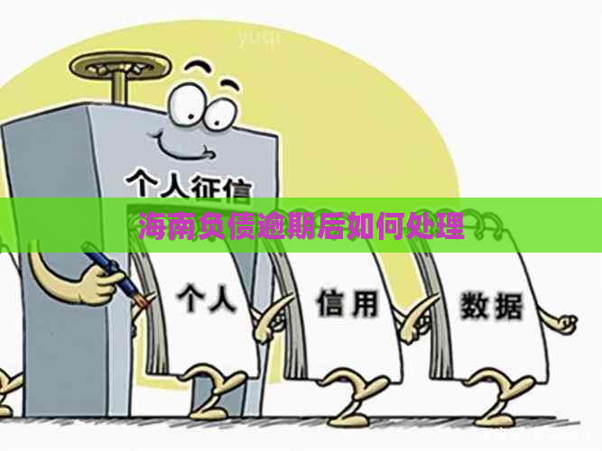 海南负债逾期后如何处理