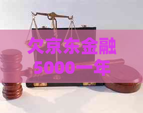 欠京东金融5000一年多了怎么办