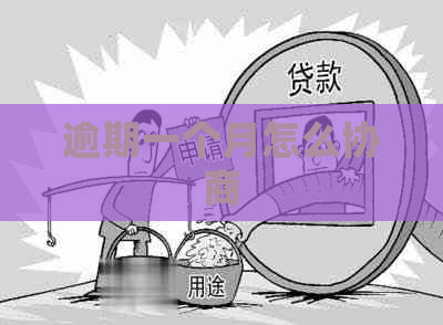逾期一个月怎么协商