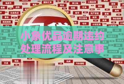 小象优品逾期违约处理流程及注意事项