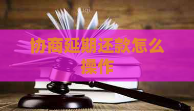 协商延期还款怎么操作