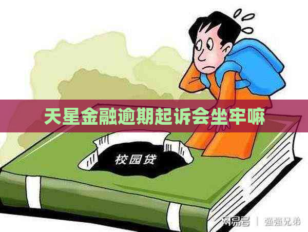 天星金融逾期起诉会坐牢嘛