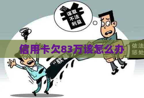 信用卡欠83万该怎么办