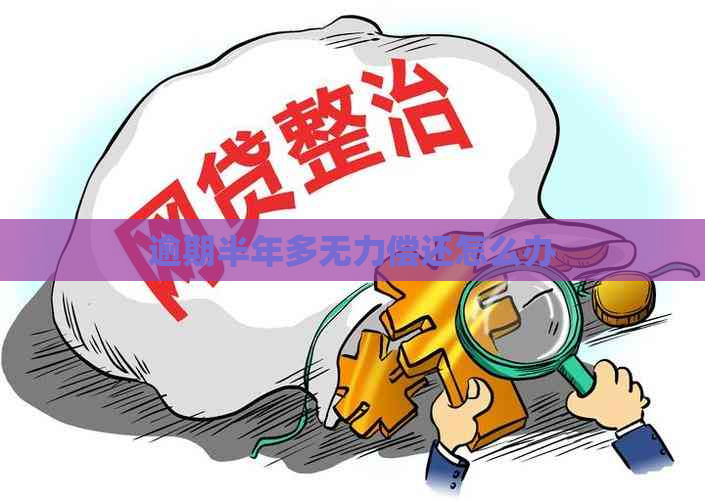逾期半年多无力偿还怎么办
