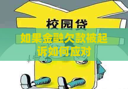 如果金融欠款被起诉如何应对