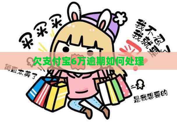 欠支付宝6万逾期如何处理