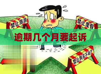 逾期几个月要起诉