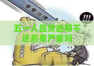 五一人品贷逾期不还后果严重吗