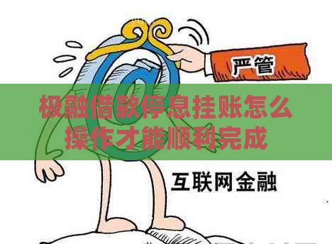极融借款停息挂账怎么操作才能顺利完成